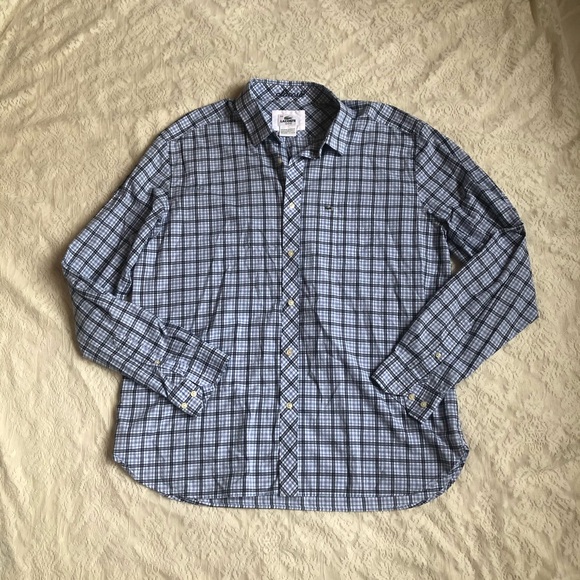 Lacoste Other - Lacoste men’s checked button up collared shirt